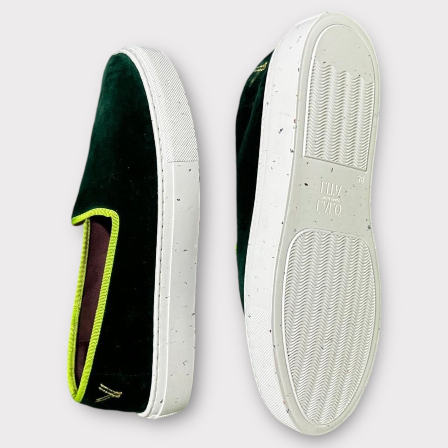 Slip-On Verde Royal/ Vivo Verde Perico
