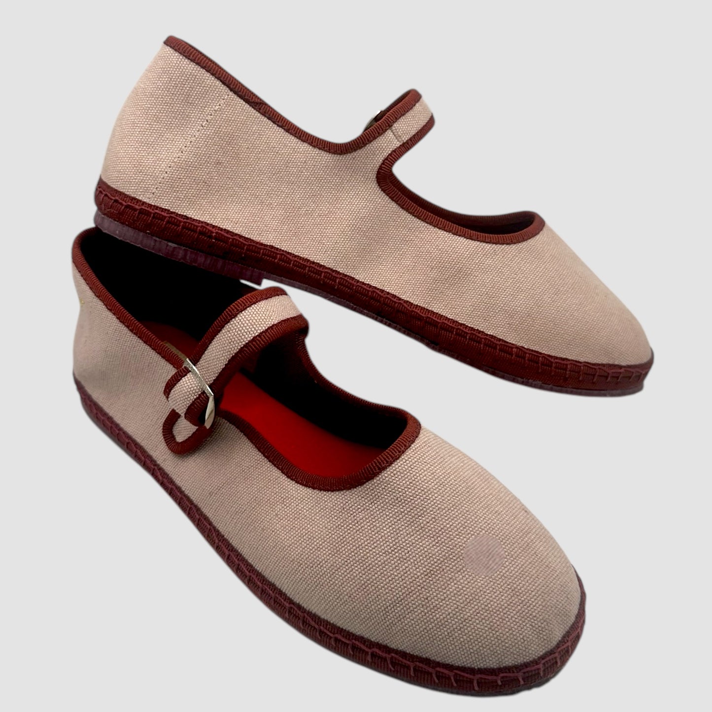 Classic Merceditas Sofia Rosa Palo/ Vivo Rojo