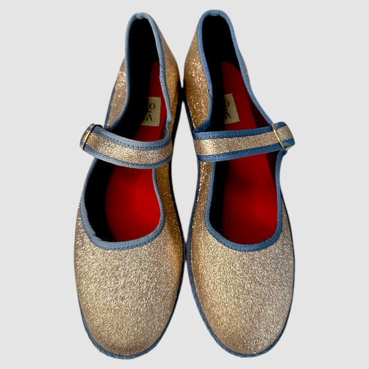 Gatsby Merceditas Blush/ Blue