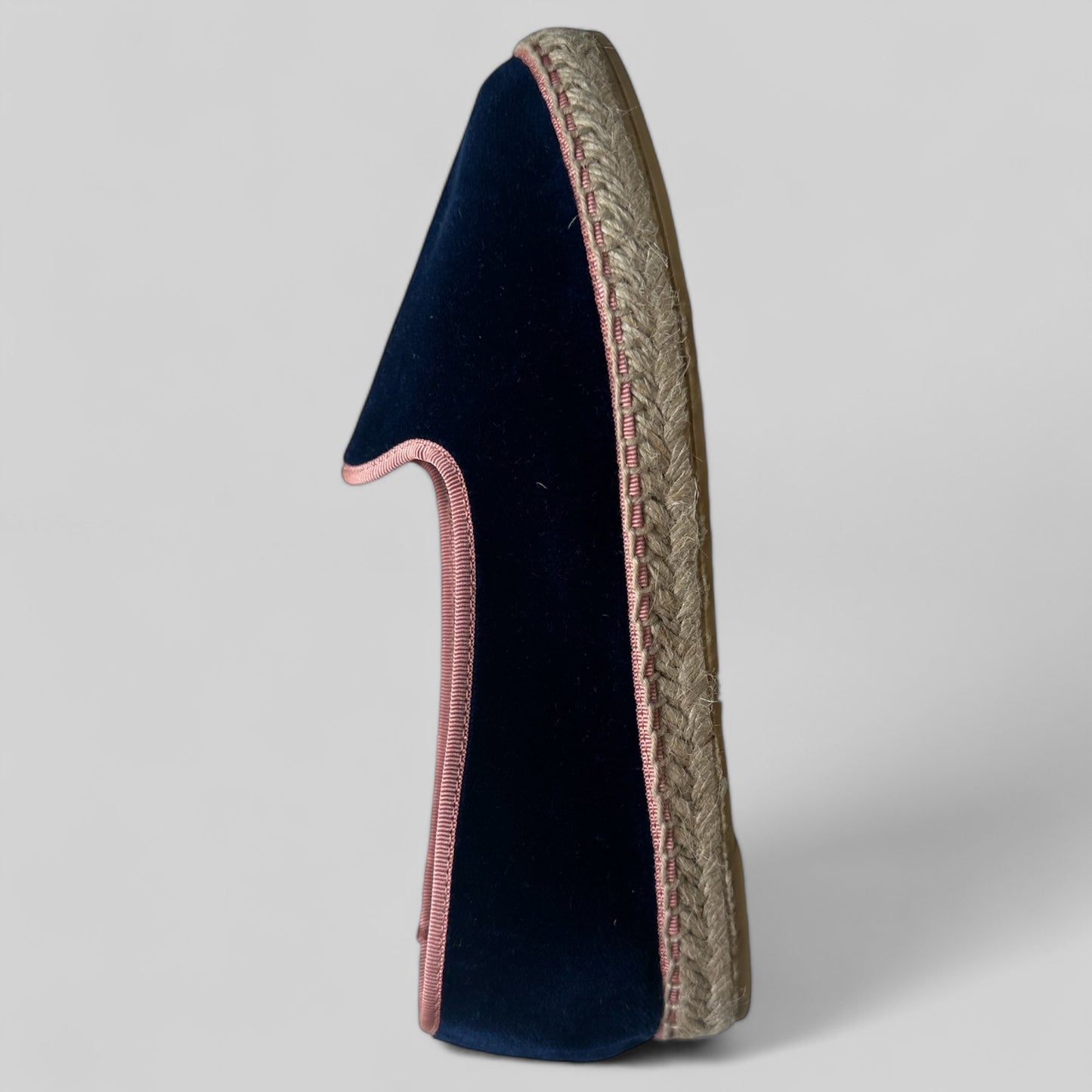 Veneciana Espadrille AZul/ Vivo Rosa