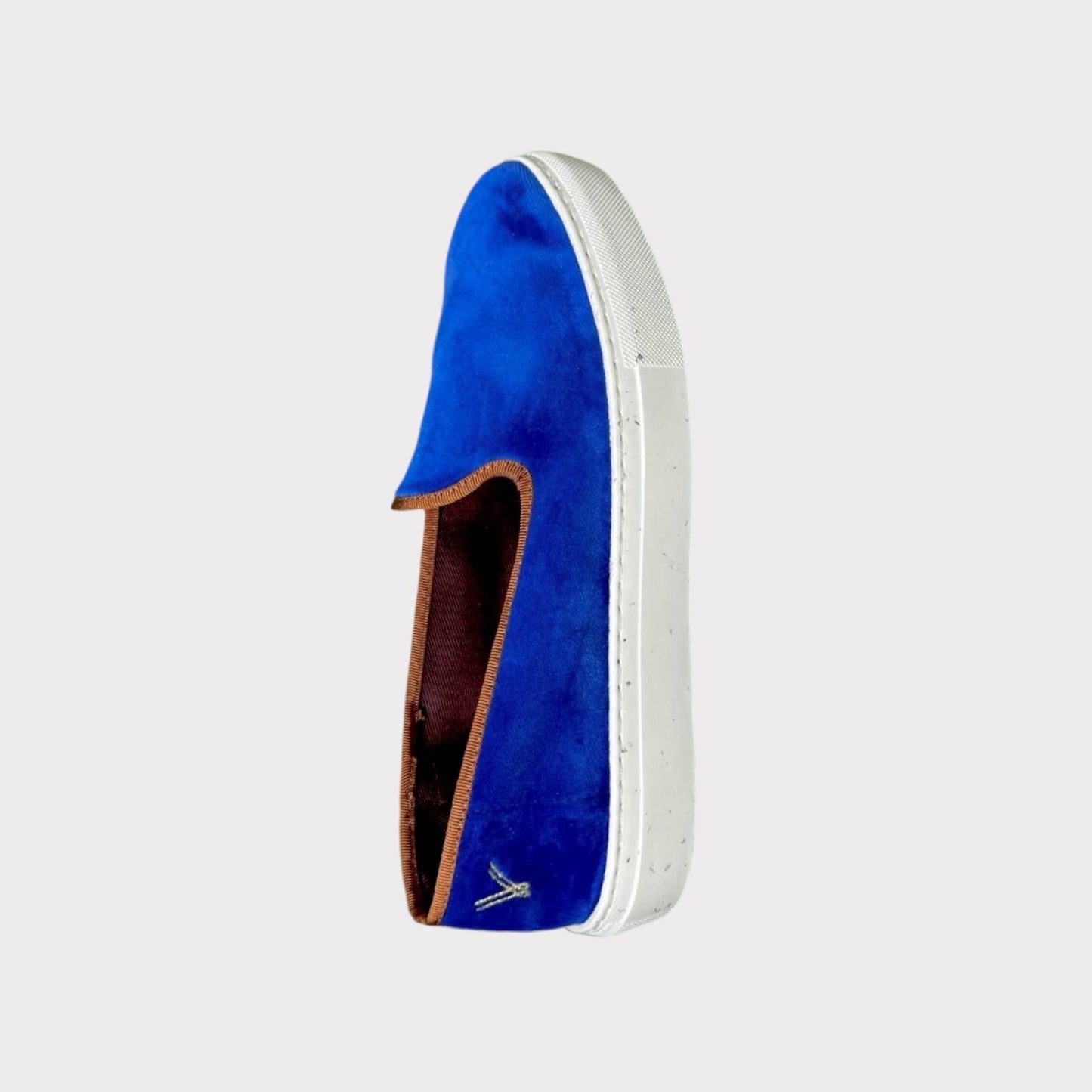 Slip-On BLue/ Vivo Brown