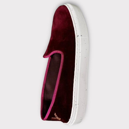 Slip-On Burdeos/ Vivo Violeta