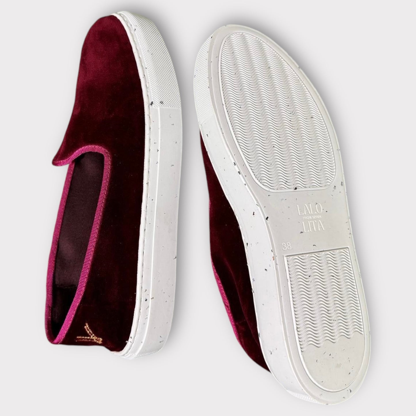 Slip-On Burdeos/ Vivo Violeta