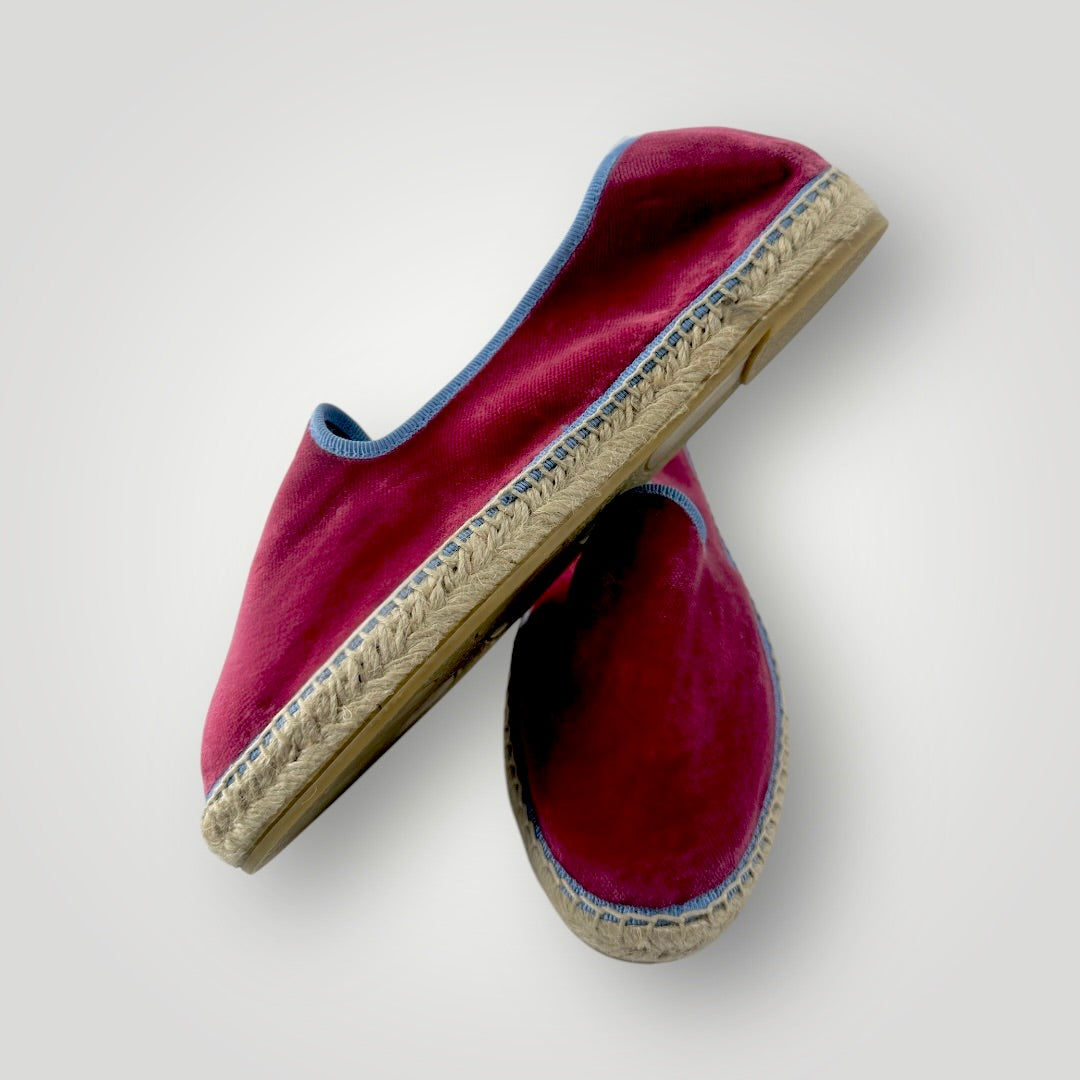Veneciana Espadrille Rosa/ Vivo Azul