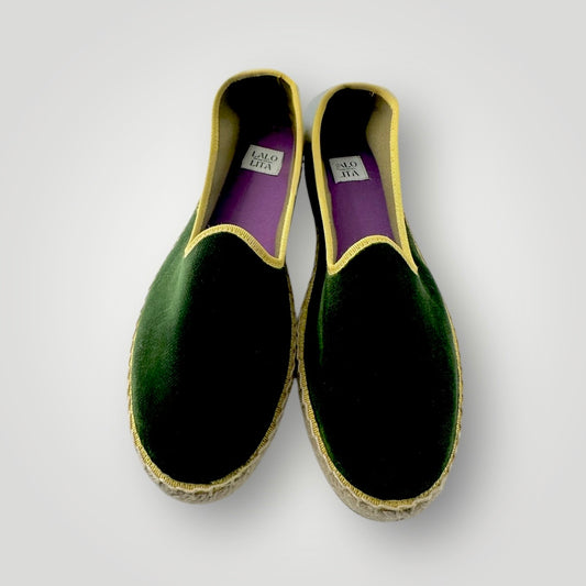 Veneciana Espadrille Verde/ Vivo Amarillo