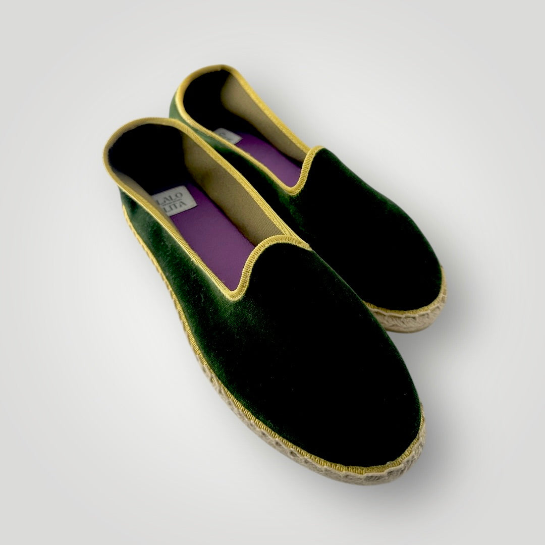 Veneciana Espadrille Verde/ Vivo Amarillo