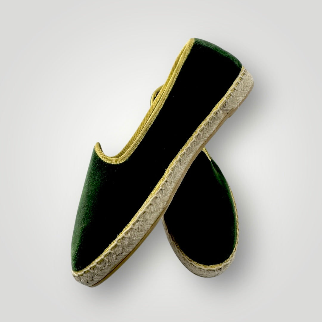 Veneciana Espadrille Verde/ Vivo Amarillo